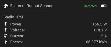 Mainsail Sensor Data Display